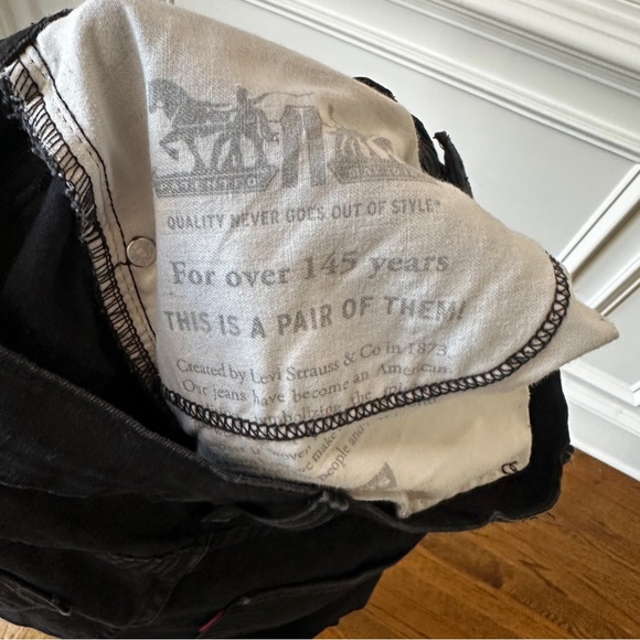 Levi Strauss Black Jeans - Picture 4 of 4